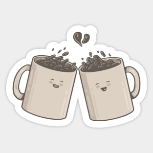 Coffee Cheers Sticker